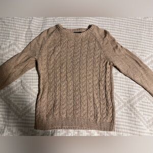 Like New Lands End Drifter Cableknit Sweater
